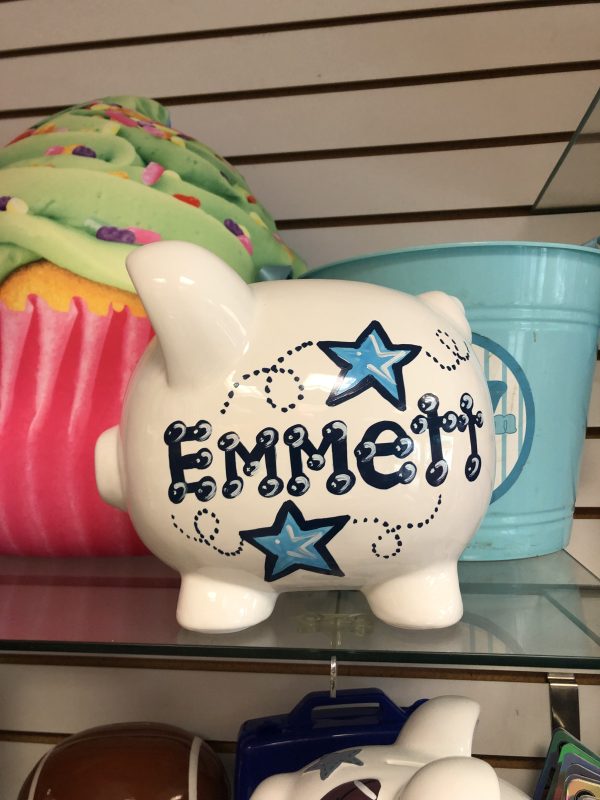 Emmett Personalized Piggy Banks