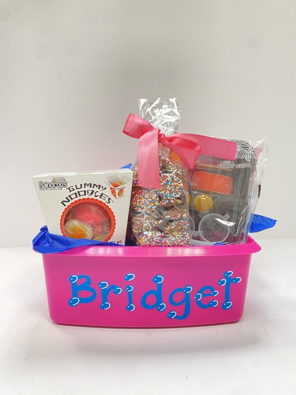 Bridget Personalized Caddy filled
