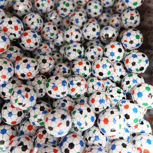 Foil Wrapped Milk Chocolate Soccer Balls